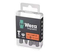 Wera Embout Wera Impaktor pour Phillips, 1/4 pouce E 6,3 Set, taille de l'empreinte cruciforme : 2 Quantité:5