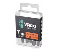 Wera Embout Wera Impaktor pour Phillips, 1/4 pouce E 6,3 Set, taille de l'empreinte cruciforme : 3 Quantité:5