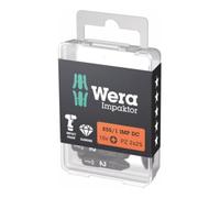 Wera Embout Wera Impaktor pour Pozidriv, 1/4 de pouce C 6,3 set, taille de l'empreinte cruciforme : 2 Quantité:10