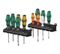 Wera Jeu de tournevis Kraftform XXL TX 12 pièces – fente, Phillips, Pozidriv, TORX intérieur