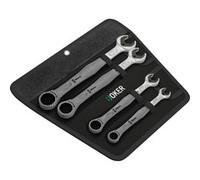 Wera EnsembleJoker Clés à anneau et fourche avec râtelier 4 pièces, Clé plate