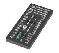 Wera Garniture en mousse Wera 9720 pour Kit de clé à cliquet Zyklop 1/4" 8000 A 1, 37 pièces Quantité:1