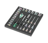 Wera Zyklop 05150112001 6 pans extérieurs, quatre pans extérieurs, TORX Cliquet cyclope 31 pièces