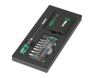 Wera Garniture en mousse Wera 9750 pour Kraftform Kompakt et Tool-Check PLUS Set 1, 57 pièces Quantité:1