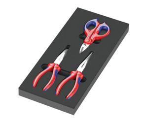 Wera Garniture en mousse Wera 9781 pour jeu de pinces KNIPEX 2, 3 pièces Quantité:1