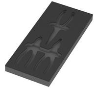 Wera Insert en mousse pour ensemble de pinces KNIPEX VDE 1, vide, Dépôt
