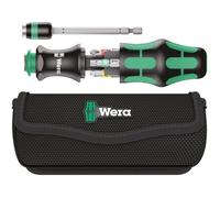 WERA Jeu de 6 embouts + Tournevis porte-embout