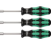 Wera Jeu de clés à douille hexagonale 395 HO 3 pièces manche à 2 composants P...