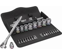 Wera Zyklop Metal 8100 SB 7 Jeu de clés à douille métrique 3/8\ (10 mm) 29 pièces 05004047001