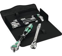 Wera Jeu de cliquets KK Zyklop MS1 8 pièces sac à rabat
