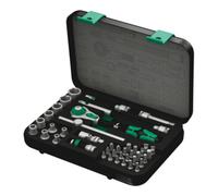 Wera 8100 SA 4 Zyklop Jeu de clés à douille en pouces 1/4\ (6.3 mm) 41 pièces 05003535001