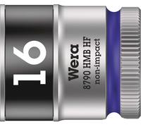 WERA Jeu de douilles avec fonction de retenue, 3/8' 10 pièces, longueur:29,0 mm, exécution:nv, ouverture de clé:16 mm, entraînement:3/8', nombre:nv