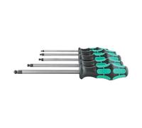 Wera Jeu de tournevis Wera hexagonaux à tête sphérique, avec manche Kraftform, Nombre de tournevis: 8 Quantité:1