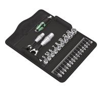 Wera KK Zyklop Mini 2 Jeu de clés à douille métrique 1/4 (6.3 mm) 27 pièces
