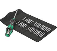 Wera Kompakt Turbo 1 05057482001 Jeu d'embouts 18 pièces 1/4 (6.3 mm) avec tournevis porte-embout, avec adaptateur cou