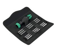 Wera Kompakt Vario RA 2025 pour l'atelier Lots de lames de rechange vis à fente, cruciforme Phillips, vis Pozidriv, TORX
