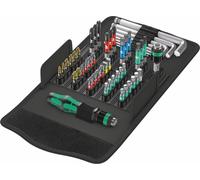 Wera Kraftform Kompakt 100 05057460001 Jeu d'embouts 52 pièces vis à fente, vis Pozidriv, cruciforme Phillips, TORX® intérieur