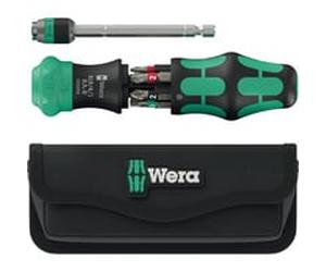 Wera "Kraftform Kompakt 20 RA-R avec sac, Set d''embouts de vissage"