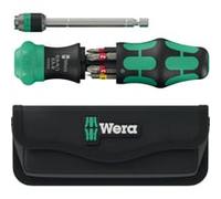 Wera "Kraftform Kompakt 25 RA-R avec sac, Set d''embouts de vissage"