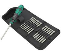 Wera Kraftform Kompakt 838 RA-R M Set 1 05051061001 Jeu d'embouts 15 pièces cruciforme Phillips, vis Pozidriv, TORX, 6 pan