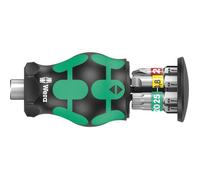 Wera Kraftform Kompakt Stubby Magazin 1 05008873001 Jeu d'embouts 7 pièces cruciforme Phillips, vis à fente, TORX avec