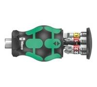 Wera "Kraftform Kompakt Stubby Magazin 2 Bit-Satz, Set d''embouts de vissage"