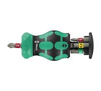 Wera Kraftform Kompakt Stubby magazine RA 1 Tournevis multi-embouts Tournevis plat