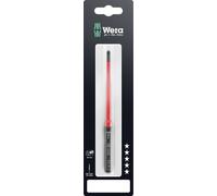 Wera Kraftform Kompakt VDE 65 iS PZ/S # 1x157 mm TIE SB pour électricien plus/moins Lame interchangeable 1 mm