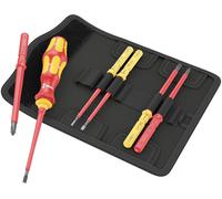 Wera Tournevis Kraftform Kompakt VDE Universal 1 pour électricien – 7 pièces lames interchangeables