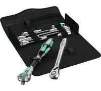 Wera - Kraftform Kompakt Zyklop MS1 Metal/Speed 1/4", 8 pièces ; 5135949001