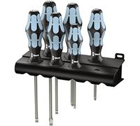Wera Kraftform Plus 032061 Jeu de 6 tournevis Acier inoxydable Fente/Pozidriv