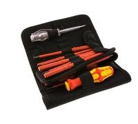 Wera Kraftform Plus Jeu de tournevis 16 pièces Testeur de tension (150-250V)