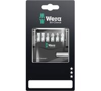 Wera Mini-Check 05073406001 Jeu dembouts 7 pièces vis à fente, cruciforme Phillips, vis Pozidriv