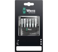 Wera Mini-Check, 50 mm, 05073635001 Jeu d'embouts 6 pièces vis à fente, cruciforme Phillips, vis Pozidriv