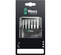 Wera Mini-Check Phillips Pozidriv TORX, 50 mm 05073638001 Jeu dembouts 6 pièces cruciforme Phillips, vis Pozidriv, TORX® intérieur