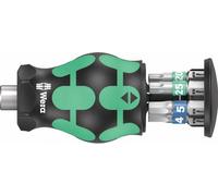 Wera Kraftform Kompakt Stubby Magazin 3 05008875001 Jeu d'embouts TORX, 6 pans intérieurs avec porte
