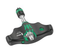 Wera 416 RA Porte-embout en T avec fonction à cliquet et fonction de changement rapide RapidapTor, Tournevis
