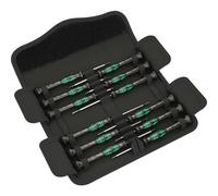 Assortiment de 12 tournevis de précision Kraftform Micro Wera