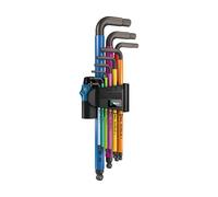 Jeu de 9 clés Allen bras long Wera de 1.5 à 10mm - 05022210001