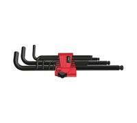 Wera 05022086001 950 PKL/9 BM N Jeu de clés mâles coudées, system. métrique, BlackLaser, 9 pièces, Noir