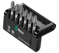Wera "Set de embouts 6 PZ Impaktor 1, 1/4"", 6 pièces, Set d''embouts de vissage"