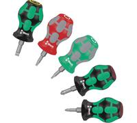 Wera Stubby Set 3 Jeu de tournevis 5 pièces