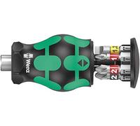 Wera Kraftform Kompakt Stubby Magazin 1 05008873001 Jeu d'embouts 7 pièces cruciforme Phillips, vis à fente, TORX avec