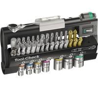 Wera Tool-Check 1 SB 05073220001 Jeu d'embouts 32 pièces vis à fente, cruciforme Phillips, vis Poz