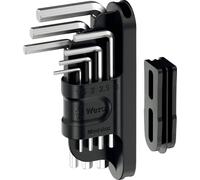 Wera Tool-Check Modular Winkelschlüssel 1 6 pans intérieurs Jeu de clés mâles coudées 1.5 mm, 2 mm, 2.5 mm, 3 mm, 4 mm, 5 mm