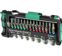 Wera Tool-Check PLUS 2 05049056001 Jeu d'embouts 39 pièces cruciforme Phillips, TORX, Tamper Resistant TORX® Profil, vis à fente