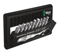 Wera Tools BC 10 Zyklop Mini BT 1, 10 pièce(s), Hex (imperial), Phillips, Cruciforme, Torx, PH 1,PH 2, PZ 1,PZ 2, T15,T20,T25, 4