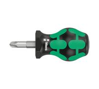 Wera 355 PZ Stubby 05008855001 Tournevis cruciforme PZ 3 Longueur de la lame: 25 mm