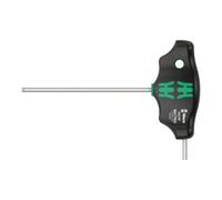 Wera - 454 HF Quergriff-Sechskantschraubendreher Hex-Plus - 3 x 100 mm - black / green