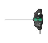 Wera - 454 HF Quergriff-Sechskantschraubendreher Hex-Plus - 4 x 100 mm - black / green